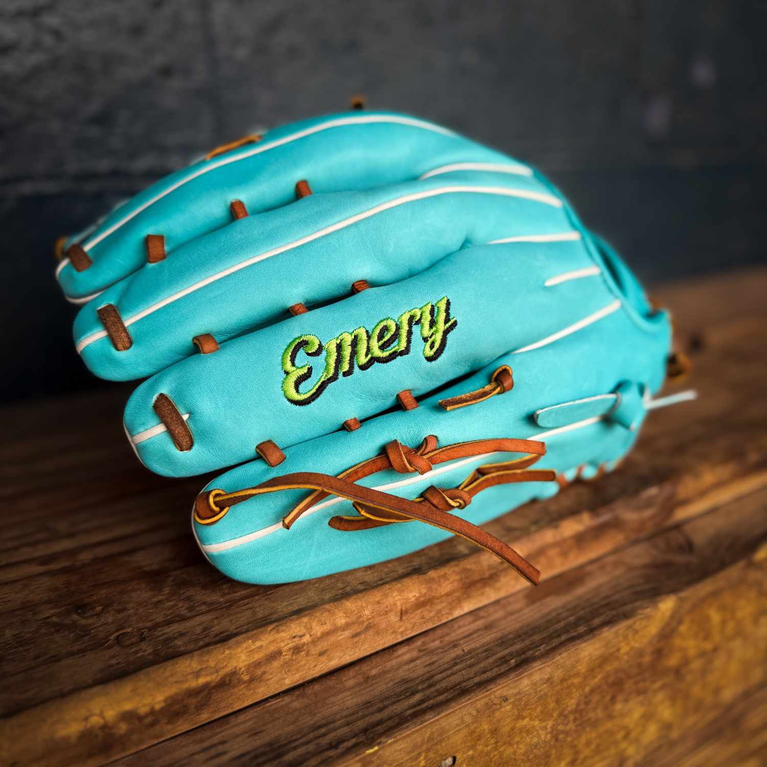 Emery Summit YC52 Outfield Glove – Sky Blue – Emery Glove Co.
