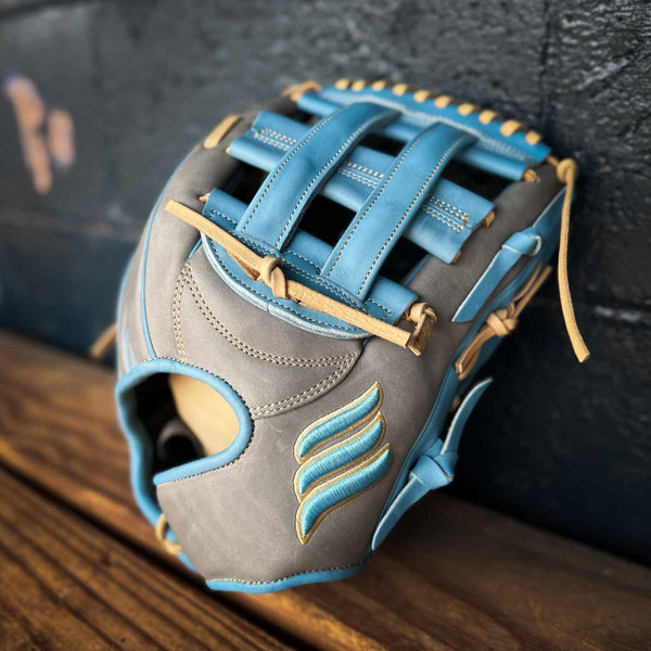 Emery Summit YC52 Outfield Glove - Grey / Carolina Blue – Emery