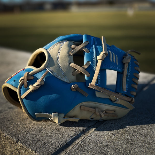 Emery 7107Y Youth Glove - Blonde / Light Blue